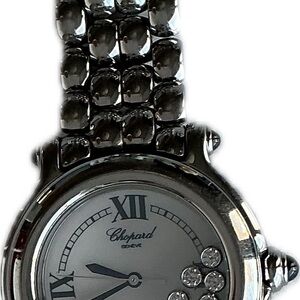 Chopard Happy Sport 32MM Happy Diamonds Stainless Steel Watch